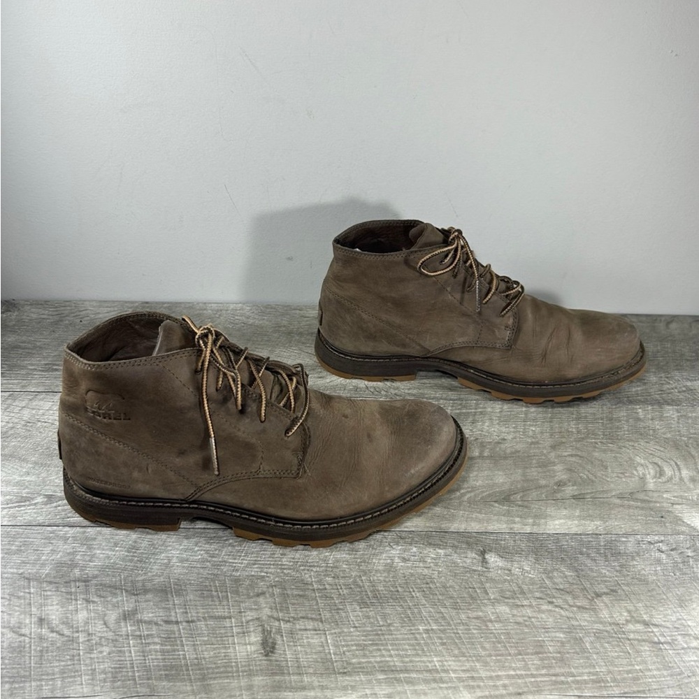 Sorel NM2786 Madson II Chukka Waterproof Lace Up Leather Men’s Boots Size 9.5